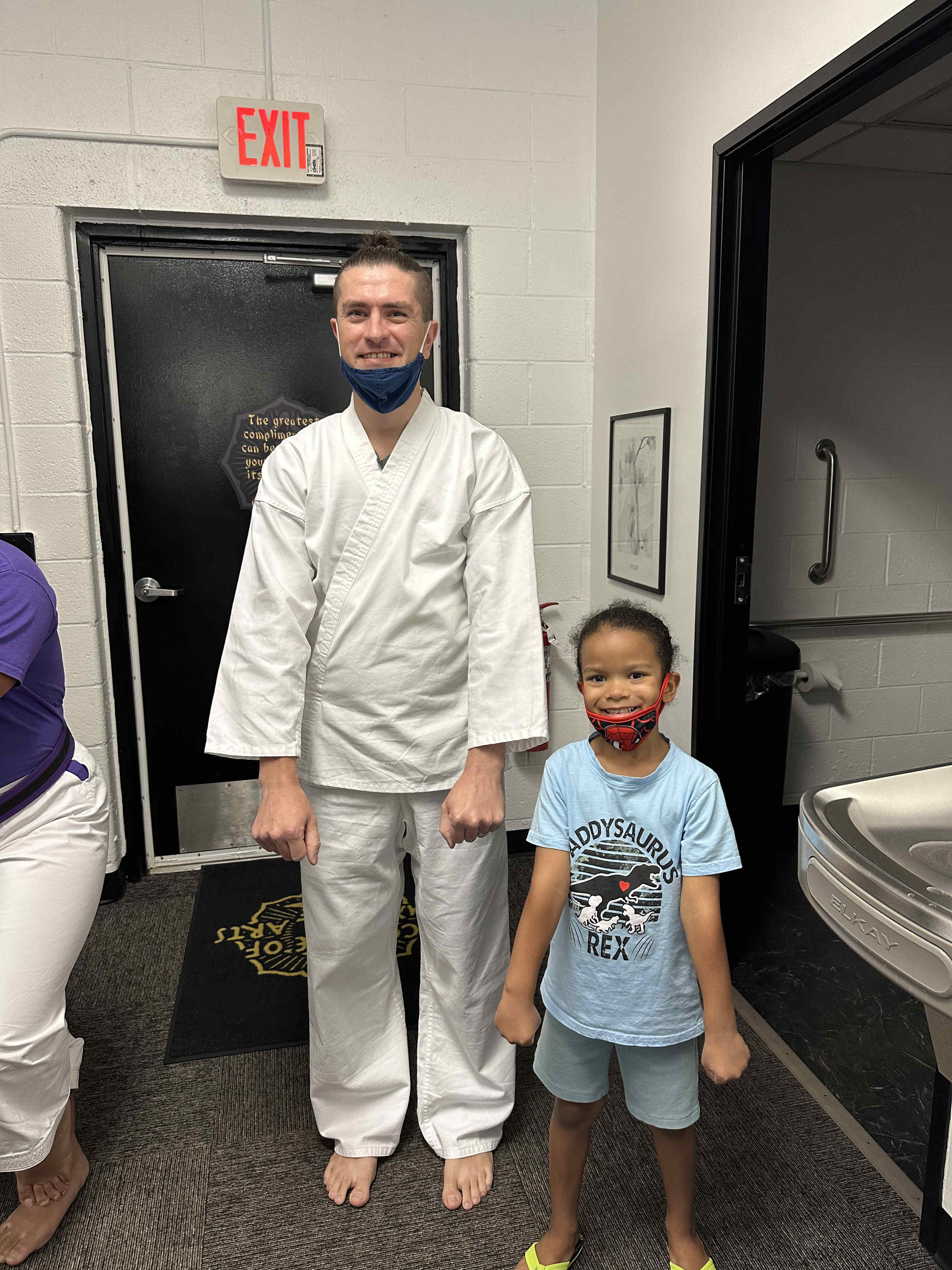 Liam and myself taking a picture